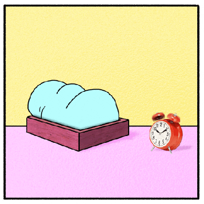 gif animation cartoon tired monday morning sleepy medium