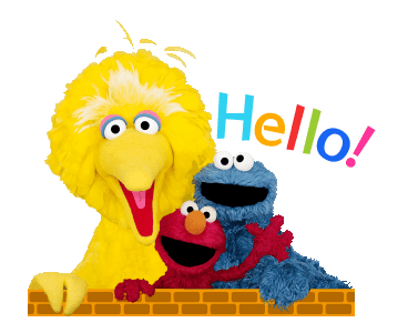 line official stickers animated live action sesame street example medium