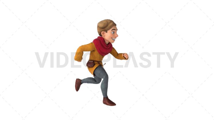 3d white male peasant run side stock gifs videoplasty running emoji gif medium
