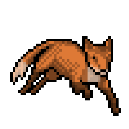 fox pixel sticker for ios android giphy medium