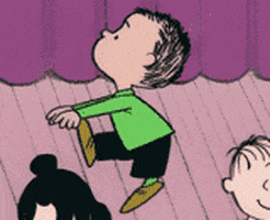 charlie brown dance gif find share on giphy medium