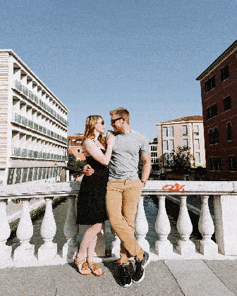 couple travel photoshoot pregnancy announcement in venice with megan and dylan photographer for your wedding honeymoon or anniversary boat gif medium