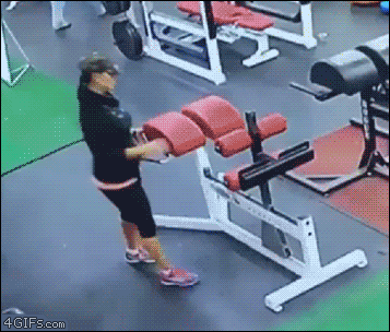 woman gym gif find share on giphy medium