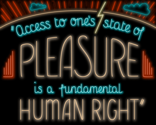 all humans have the right to be happy neon by neonfrancotype tumblr medium