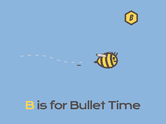 b is for bullet time by chris gannon dribbble medium