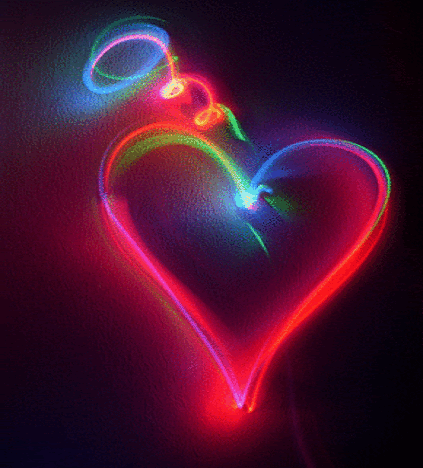 animated heart gif by taym55 photobucket fiber optic changing medium