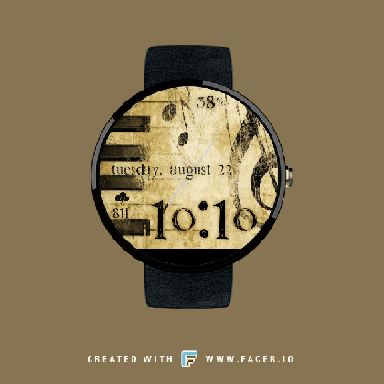 free android wear watchface musical sketches android wear medium