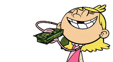 make it rain money sticker by nickelodeon for ios android giphy medium