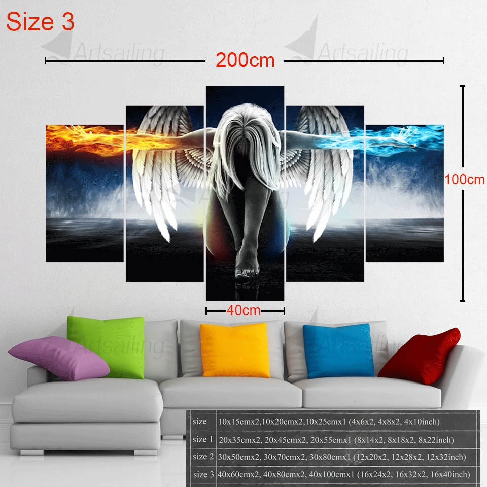hd printed 1 piece canvas art howling wolf painting abstract framed modular wall pictures for living room free shipping cu 1735a picture picturescanvas aliexpress non motivational posters medium