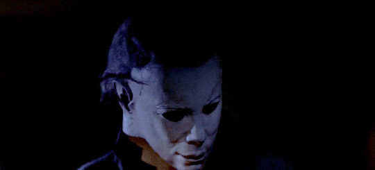 michael myers hello gif find share on giphy medium