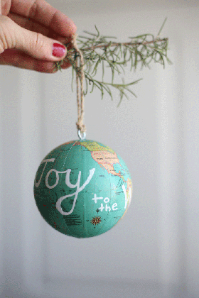 joy to the world globe ornament light the world campaign live medium