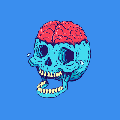 brain skull tumblr medium