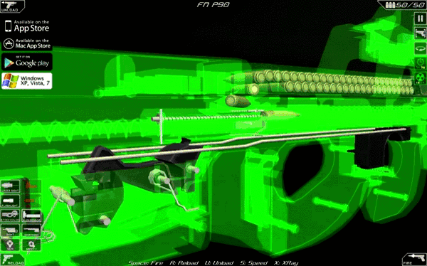 the inner workings of an fn p90 gun gif on imgur medium