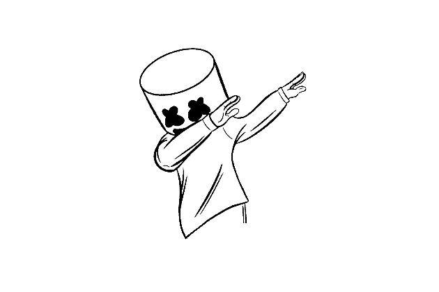 dab haters sticker by marshmello for ios android giphy medium