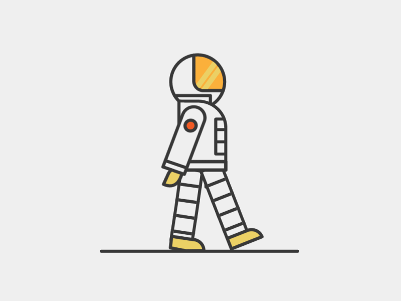 astronaut walk animation resin and gifs medium