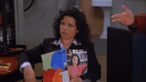 elaine benes yes gif by cravetv find share on giphy medium
