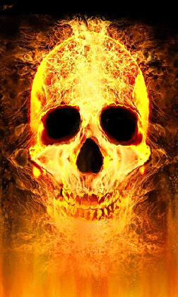 burning flame skull tattoo art skull art wicked skulls graveyard s cemeteries medium