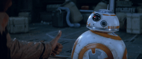 the force awakens thumbs up gif find share on giphy medium
