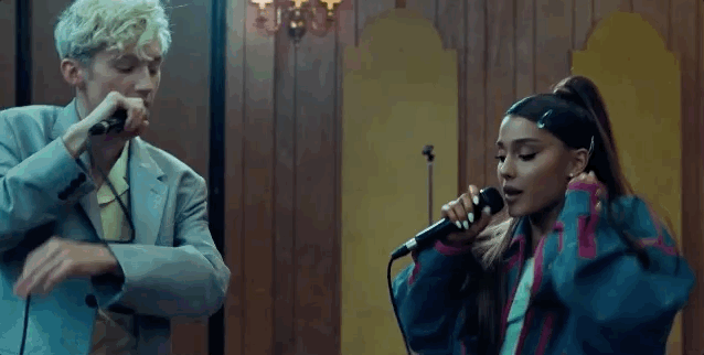 troye sivan and ariana grande share dance to this video the fader medium