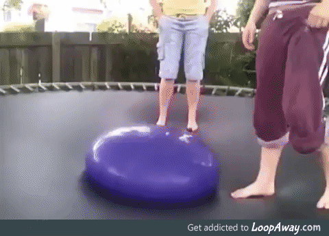 water balloon on a trampoline funny things pinterest water medium