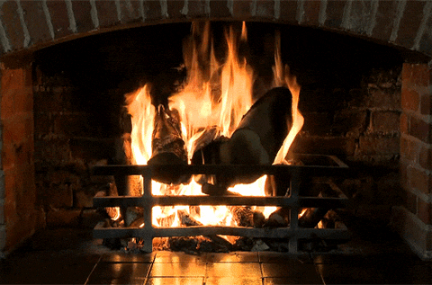 fireplace warm cozy winter gifs find share on giphy medium