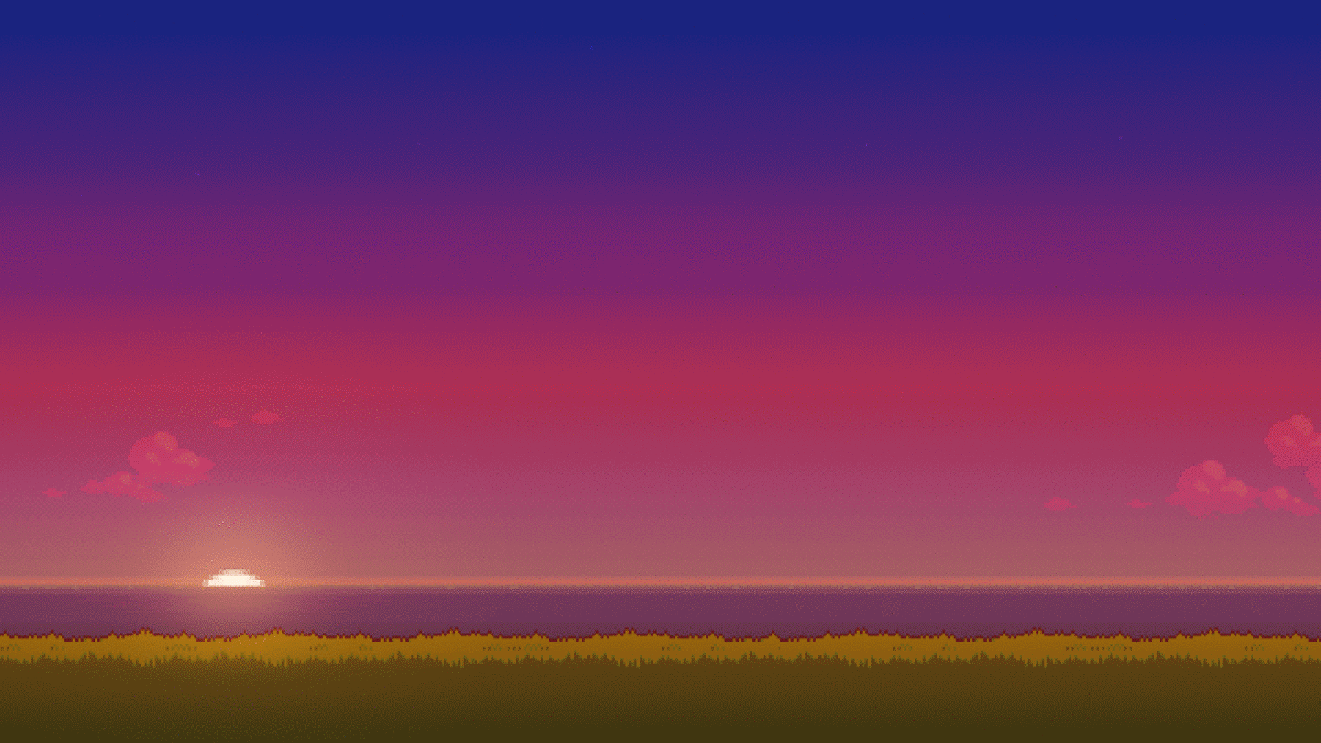 i turned the 8bit day wallpaper into a gif background animation hd fairy forest medium