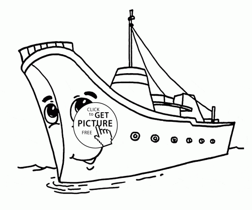 boat cartoon drawing at getdrawings com free for personal use boat medium