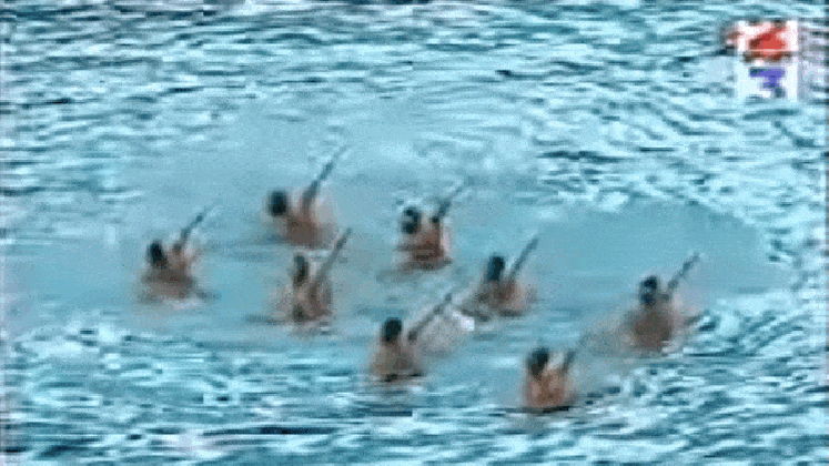 remember when france s synchronized swimming team tried to do a medium