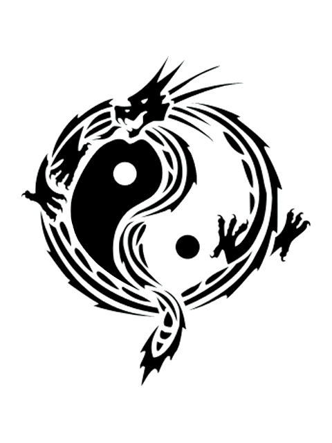 line drawings of yin yang ying yang tattoos photo ying yang out medium