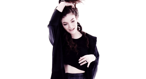12 gifs where lorde looks like she just killed someone and you re medium