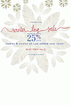 anthropologie s winter tag sale arrives with an extra 25 off sale medium