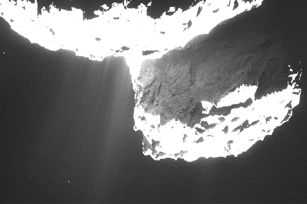 high res movie lets you float by a comet with rosetta medium