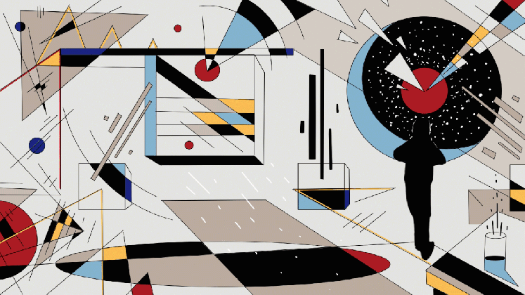 abstracting spaces gifs on behance abstract art gif medium