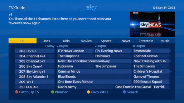 sky channel change what has changed in major update to your tv medium