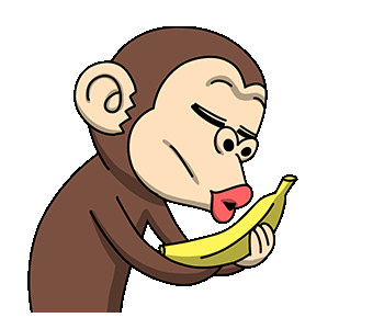 line creators stickers funny monkey ver 2 example with gif animation medium