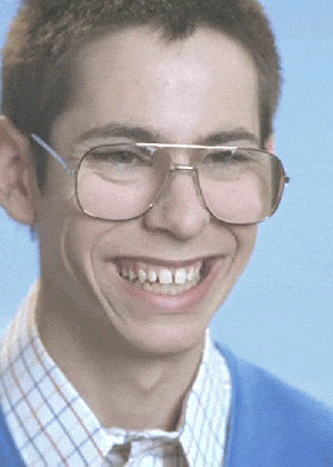 freaks and geeks nerd gif find share on giphy medium