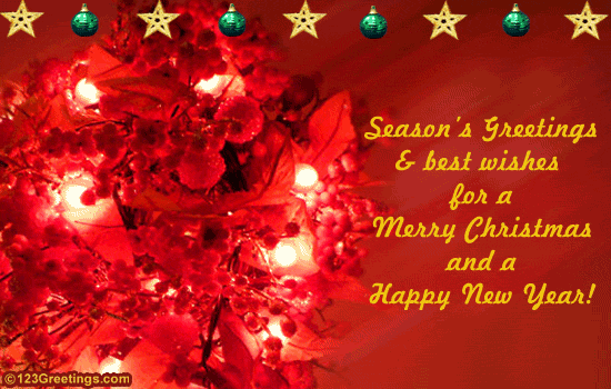 season s greetings and best wishes for merry christmas and medium