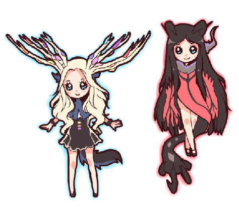 yveltal if me and xerneas were human and female medium