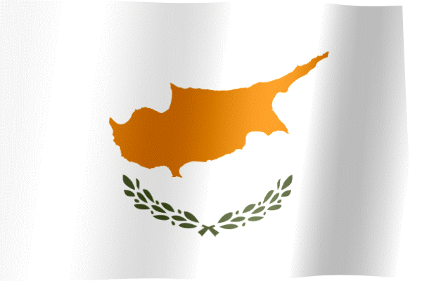 flag of cyprus all waving flags medium