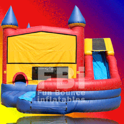 fbi fun bounce inflatables water slide bounce house pinata stand medium