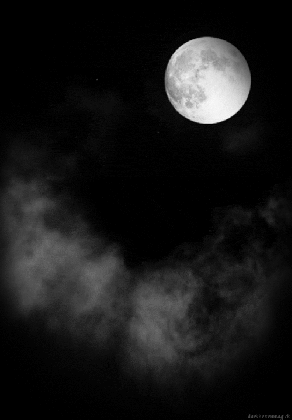 full moon clouds magical night gif eerie gif darkhexenmagick medium