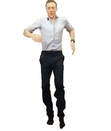 tom hiddleston dancing gif tumblr medium