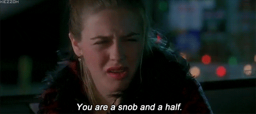 alicia silverstone snob gif find share on giphy medium