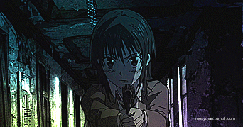 coppelion anime girl gun gif ibara naruse anime pinterest medium