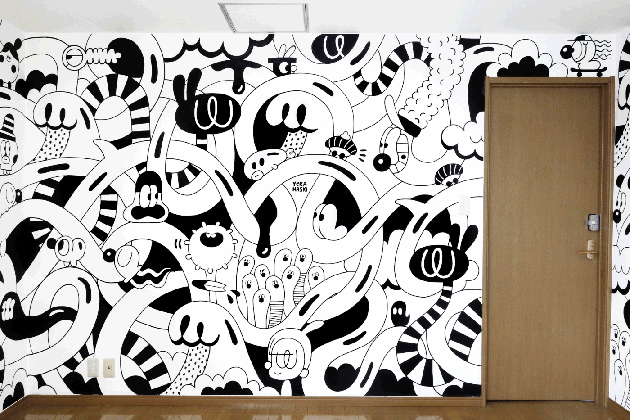 tokyo dex mural on behance paturns cool medium