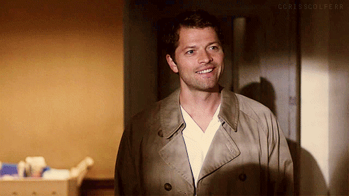 not sure how to feel about this castiel in supernatural medium