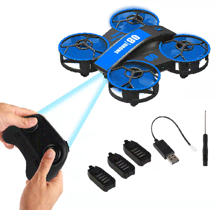 mini drone for kids beginners remote control rc nano quadcopter with 3 batteries speeds auto hovering 3d flip rotating headless mode indoor flying toy gift boys girls diy camera stabilizer gyro medium