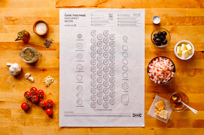 ikea cooks up illustrated interactive recipes that you can roll medium