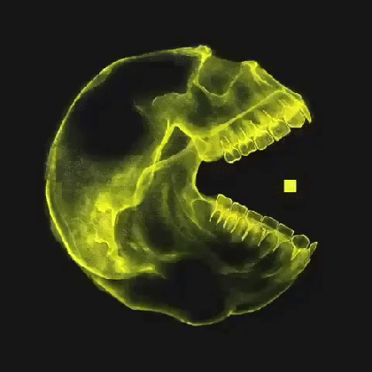 pacman xray gif find share on giphy medium