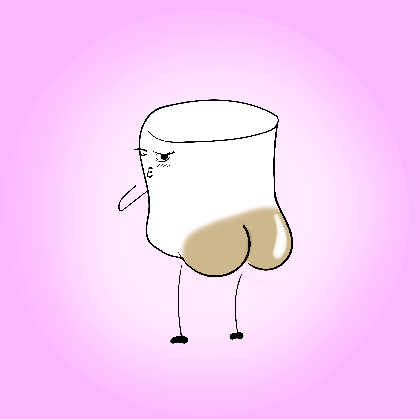 dancing marshmallow booty by steventony on newgrounds gif medium